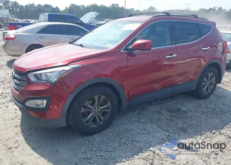 2014 Hyundai Santa Fe Sport 2.4L from USA, damaged, VIN 5XYZU3LB2EG209865